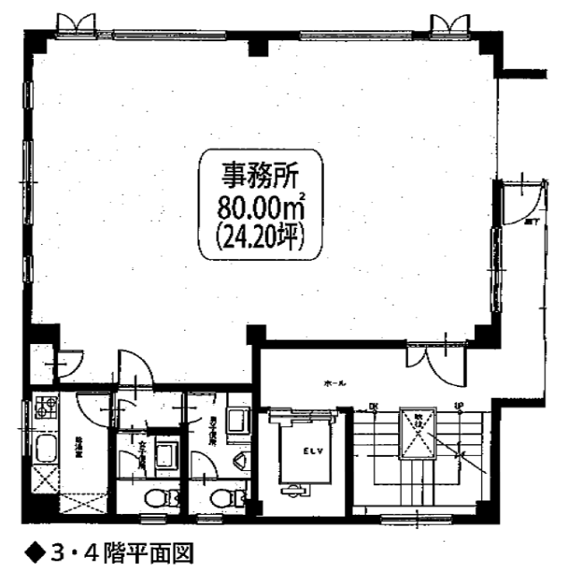 旗の台ビル4F 間取り図