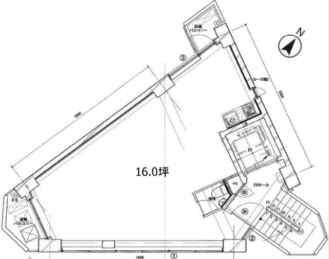 TAMA WOODY GATE IKEBUKURO2F 間取り図