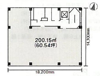 福吉坂ビル1F 間取り図