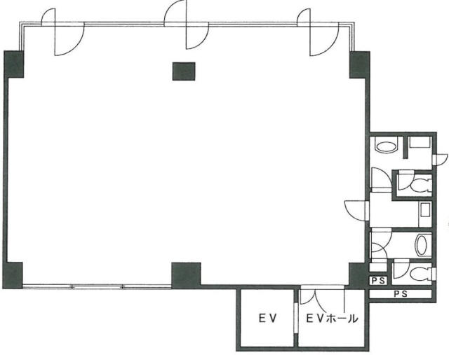 恵比寿TYビル1F 間取り図