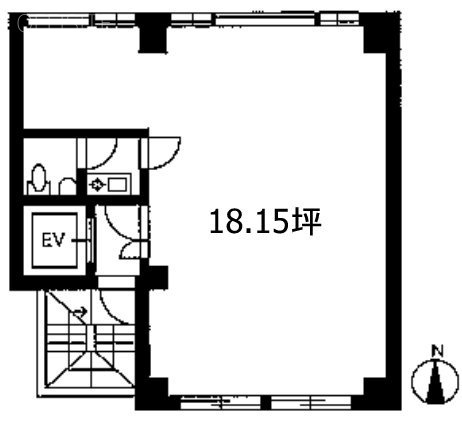 13番5号館ビル3F 間取り図