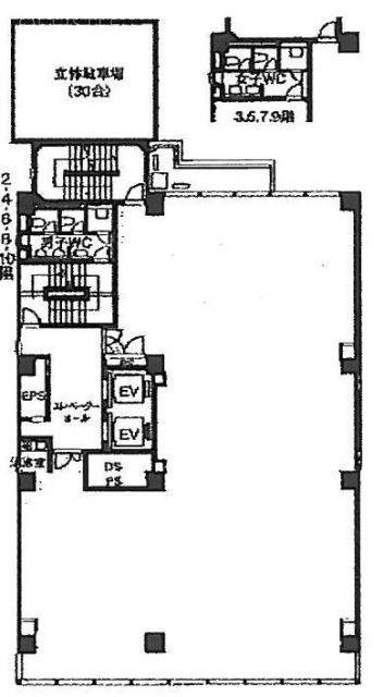 日本橋府川ビル8F 間取り図