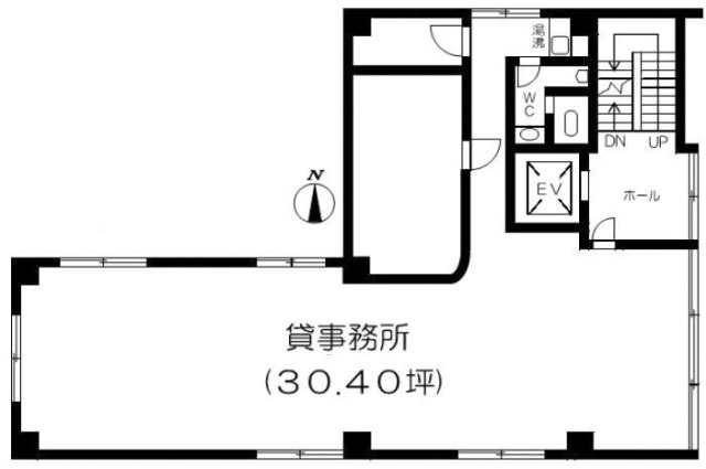 増田ビル2F 間取り図