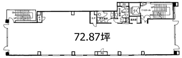 第一下谷ビル6F 間取り図