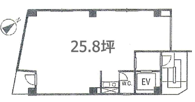 四谷フジビル3F 間取り図