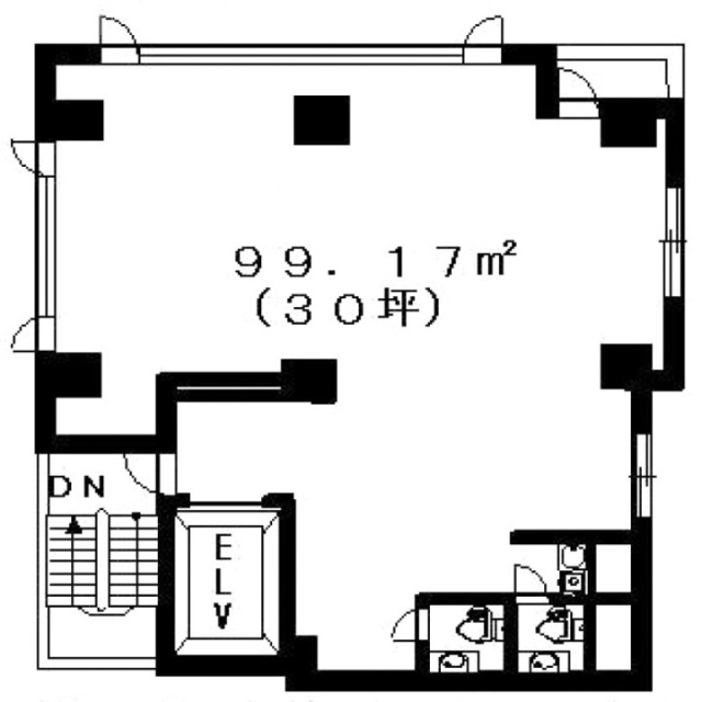 やまかわビル3F 間取り図