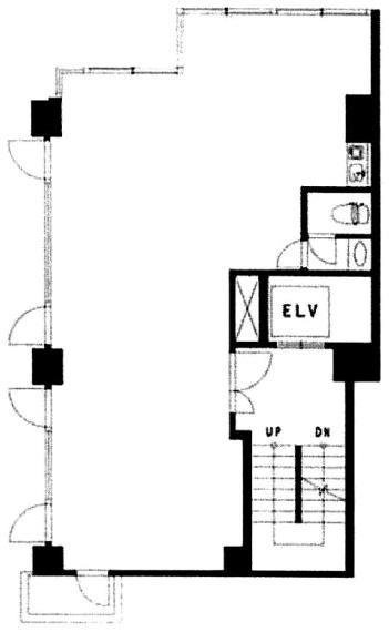 えびす第1ビル6F 間取り図