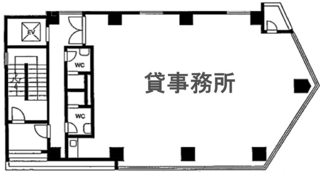 一平ビル4F 間取り図