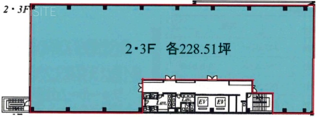 プレミア東陽町ビル7F 間取り図