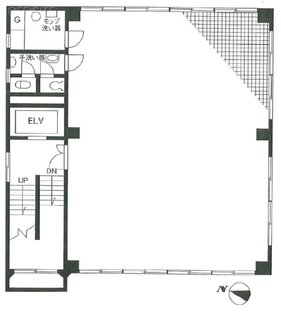 第一錦水ビル2F 間取り図
