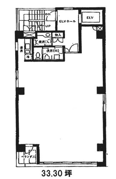 ミナト新富ビル4F 間取り図