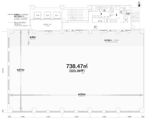 恵比寿SSビル5F 間取り図