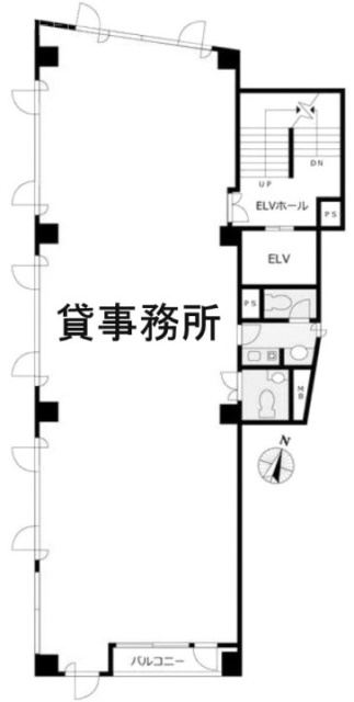 MIビル5F 間取り図