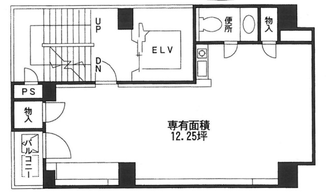 西島ビル2F 間取り図