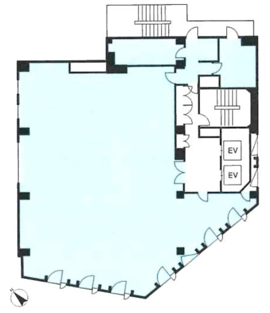 銀座山王ビル5F 間取り図