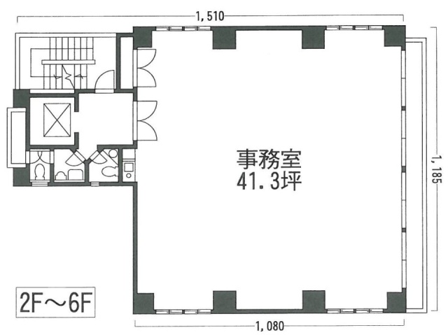 ハヤシビル1F 間取り図