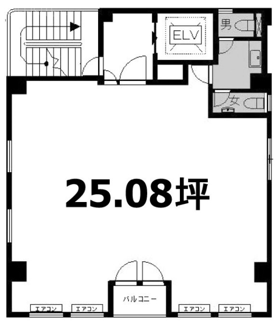 北村ビル2F 間取り図