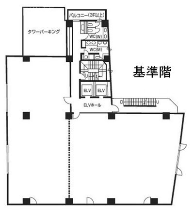 秋葉原新高第一生命ビル8F 間取り図