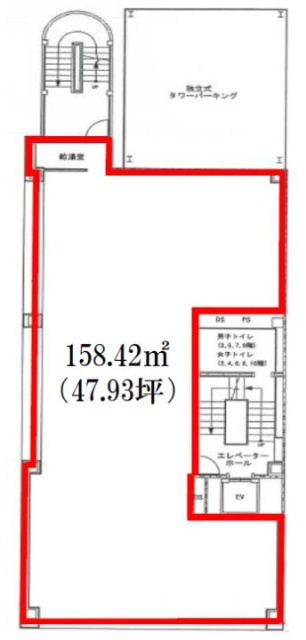 常盤ビル8F 間取り図