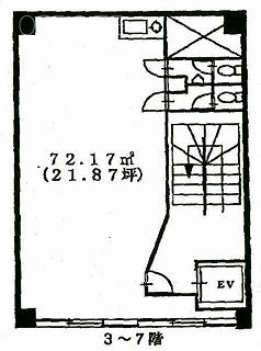 長坂ビル3F 間取り図
