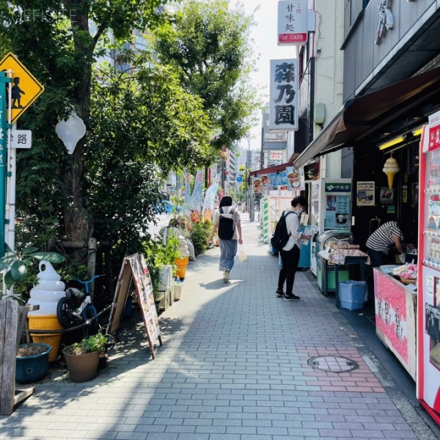 人形町双葉ビル ビル前面道路