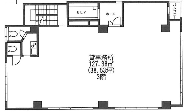 斎藤ビル4F 間取り図
