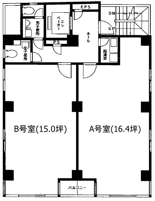 藤森ビルB 間取り図