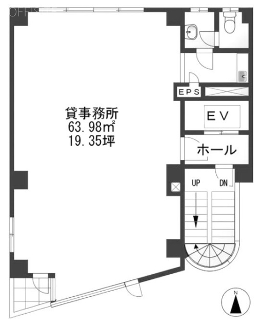 森治ビル5F 間取り図