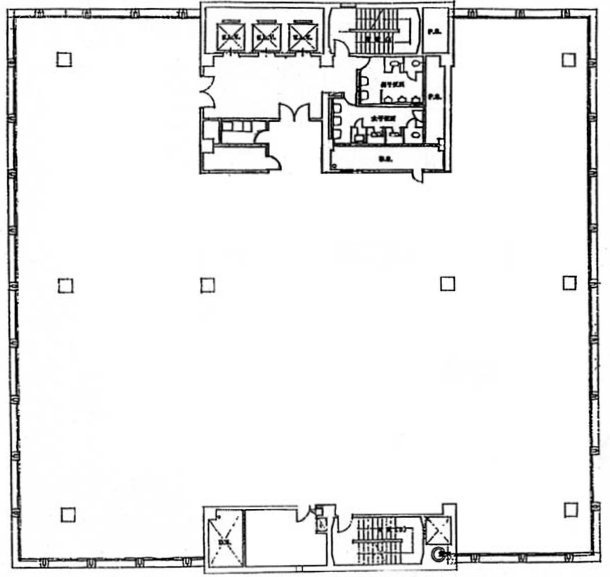 水道橋ビル5F 間取り図