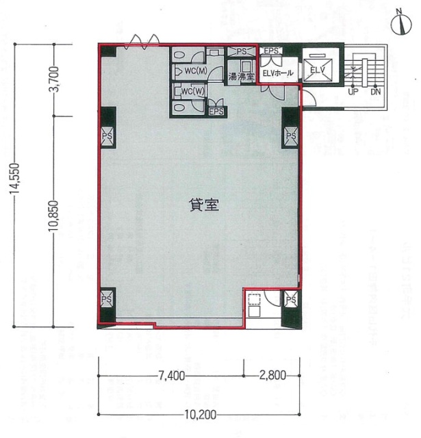 大手町21ビル10F 間取り図