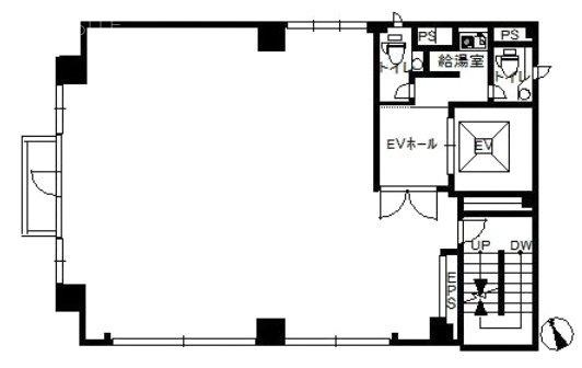 御成門エクセレントビル8F 間取り図