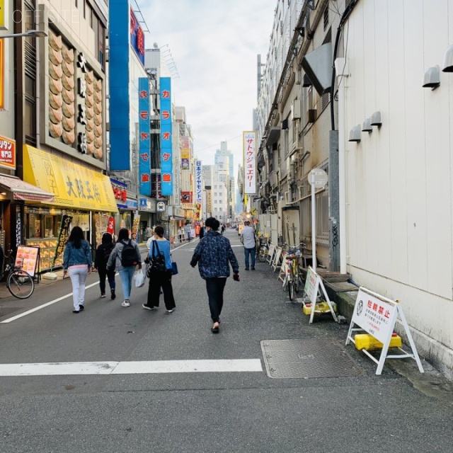 タムラビル　ビル前面道路
