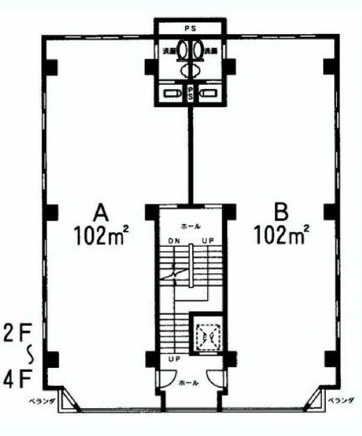 高元ビルA 間取り図