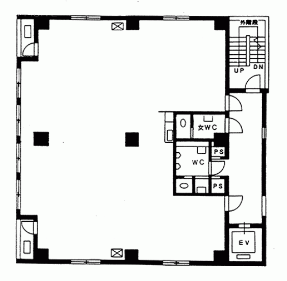 杉本第2ビル2F 間取り図