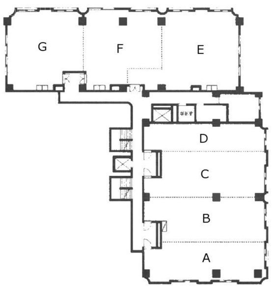 鯨岡第一ビル3F～4F 間取り図