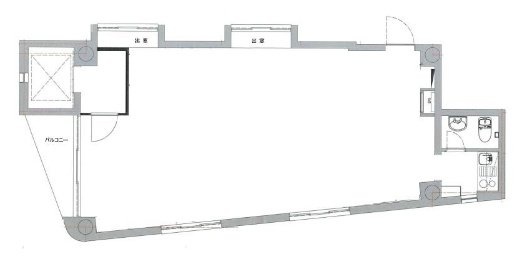 ヒルズ884お茶の水ビル5F 間取り図