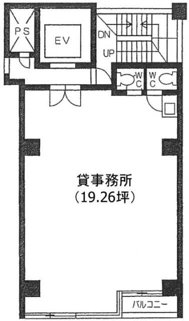 アーバントップビル1F 間取り図