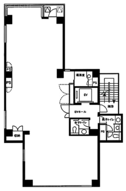 まつの屋ビル6F 間取り図