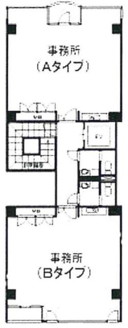 住吉24ビル701 間取り図