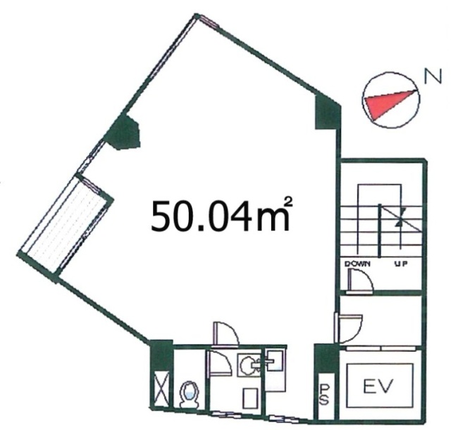 新宿葵ビル1F 間取り図