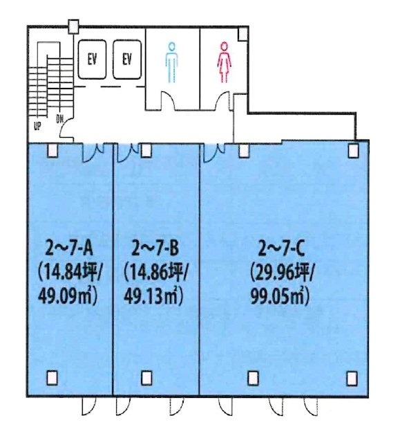 クロスオフィス渋谷MedioC 間取り図