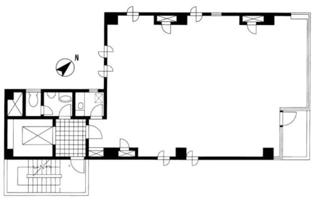 人形町TNビル6F 間取り図