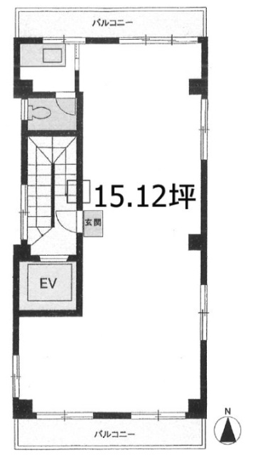 鈴幸ビル3F 間取り図