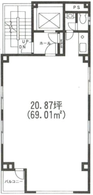 ES林ビル4F 間取り図