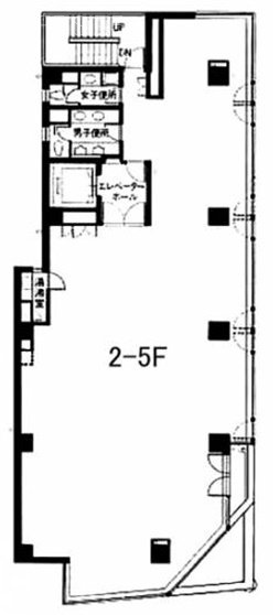 エアマンズビル市ヶ谷4F 間取り図