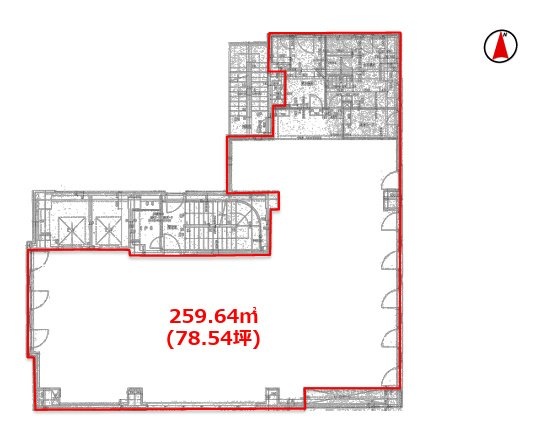 豊ビル6F 間取り図