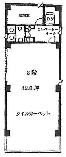 古茂田第2ビル4F 間取り図
