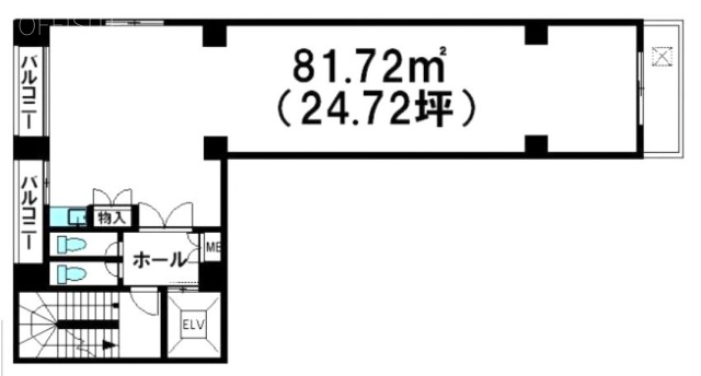 柄澤ビル7F 間取り図