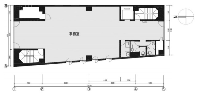 東京堂錦町ビル5F 間取り図