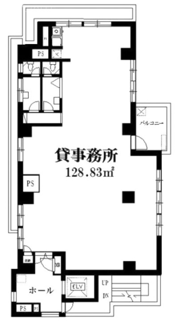 九條ビル4F 間取り図